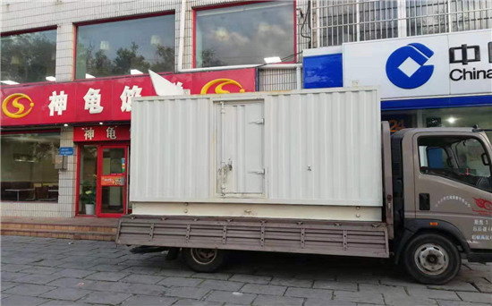 白河出租发电机施工案例